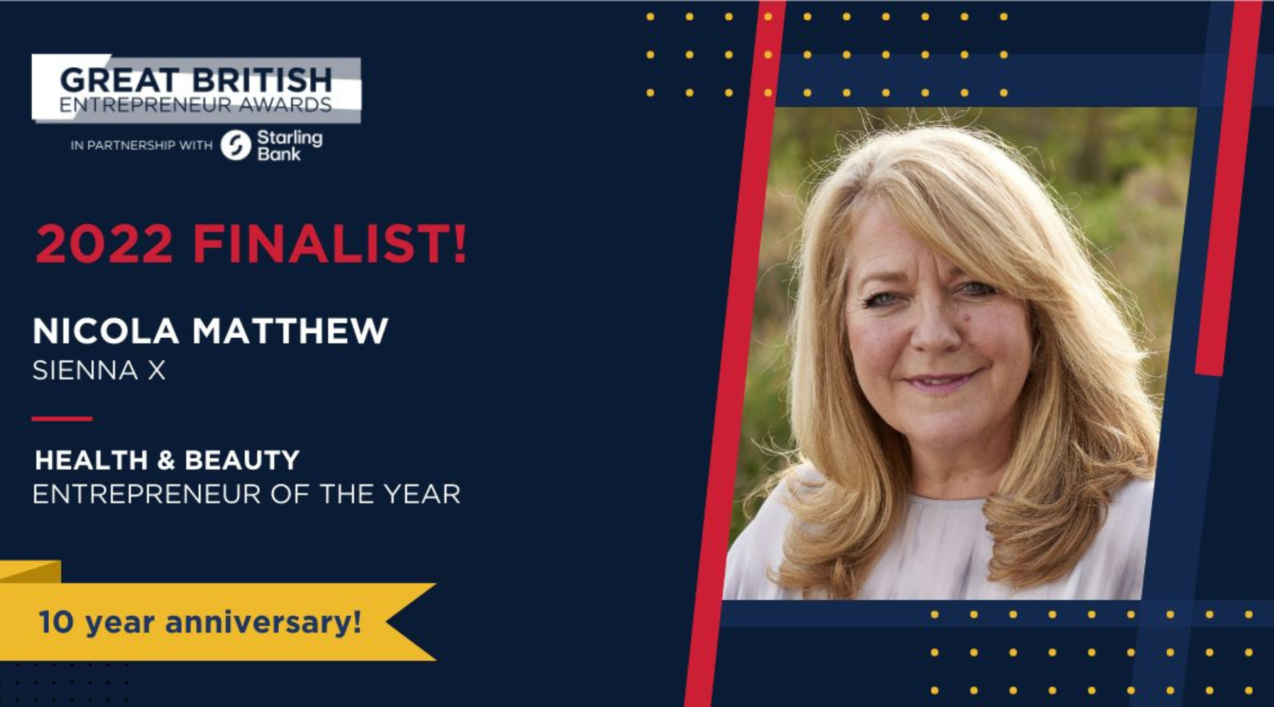Our Founder is a Great British Entrepreneur Awards 2022 Finalist