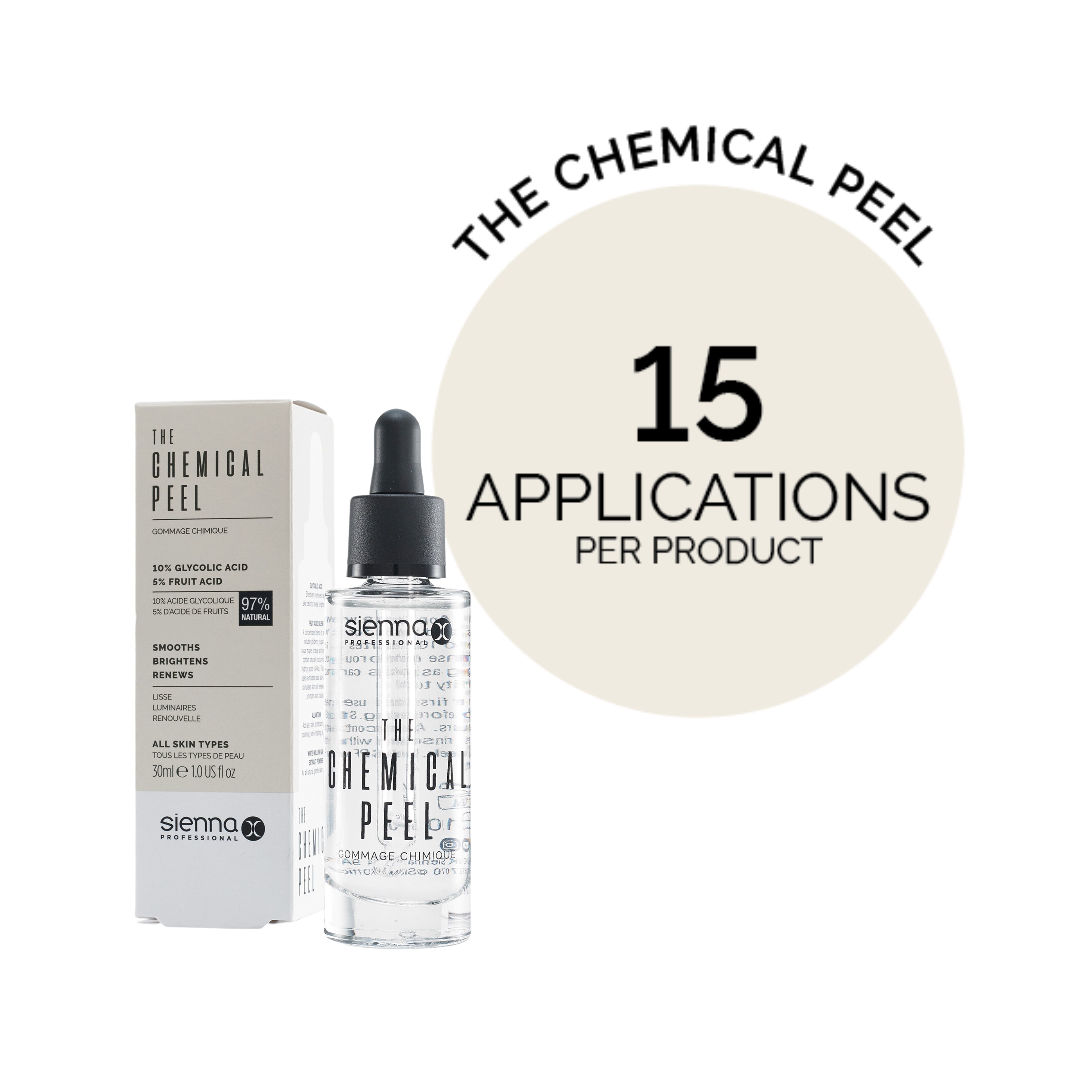 Sienna X Chemical Peel - 15 Applications Per Product