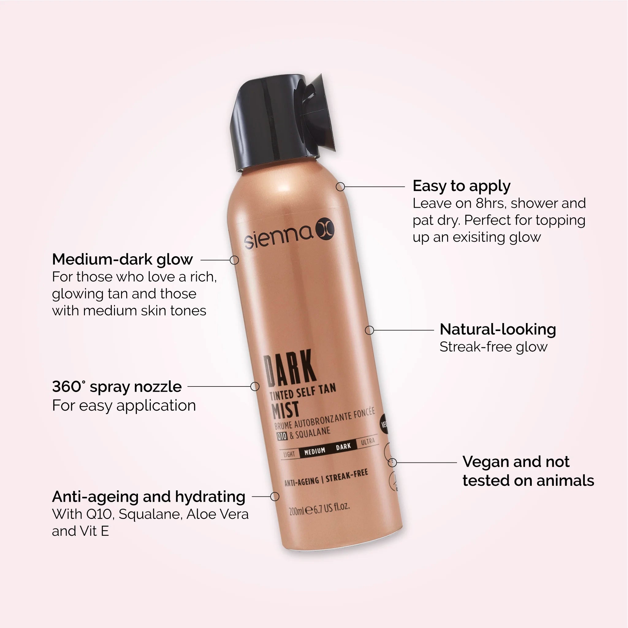 Dark Tinted Self Tan Mist