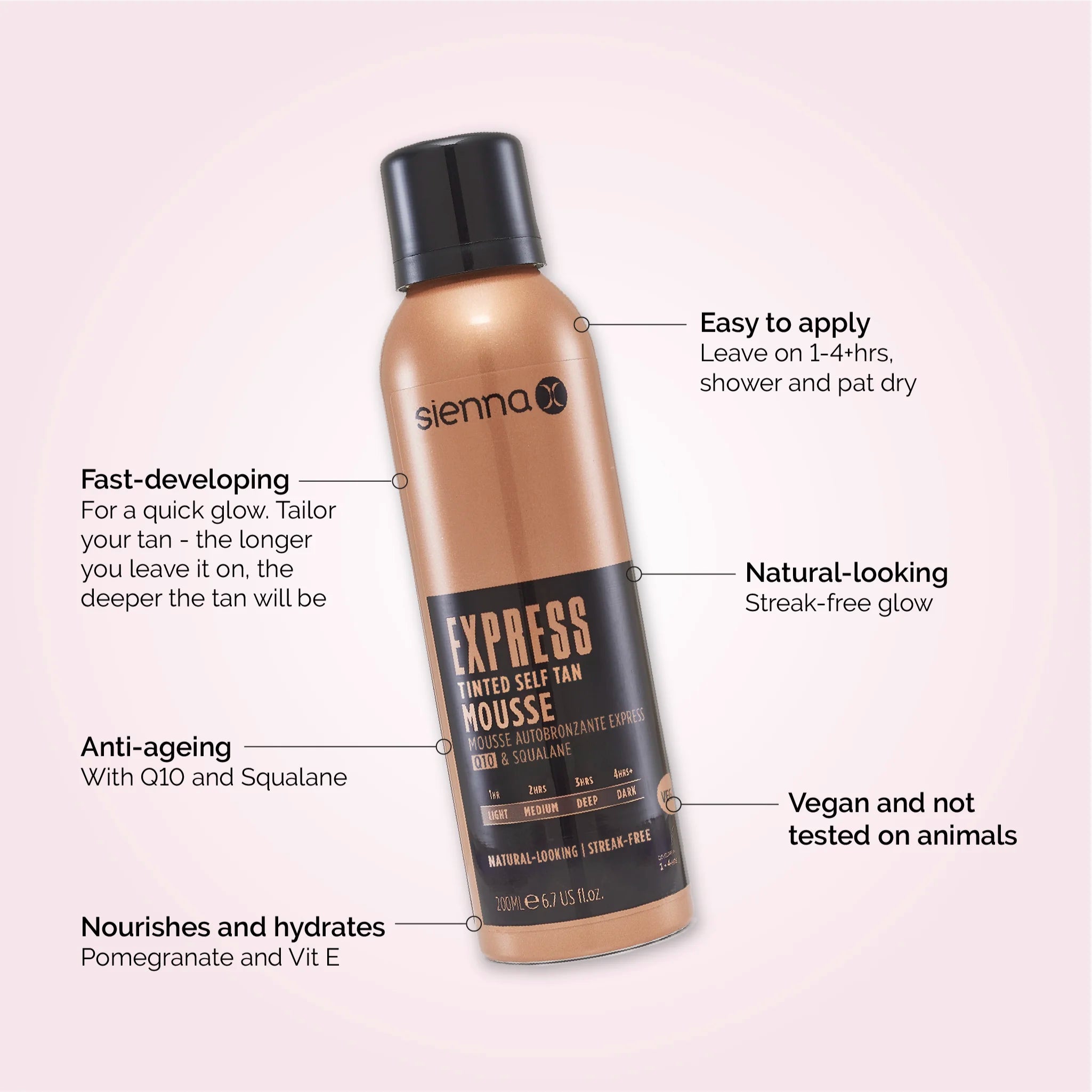 Express Tinted Self Tan Mousse