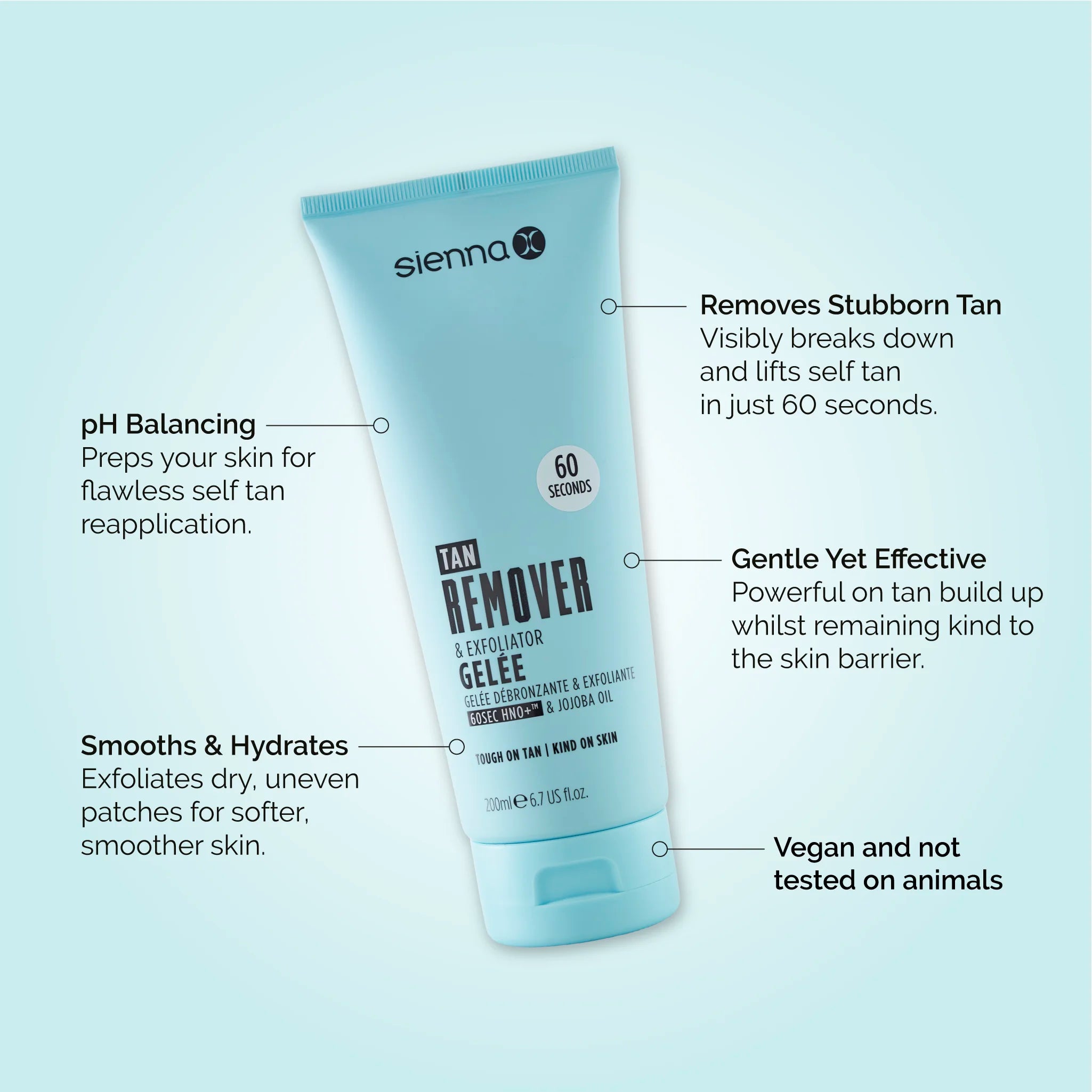 Tan Remover & Exfoliator Gelée