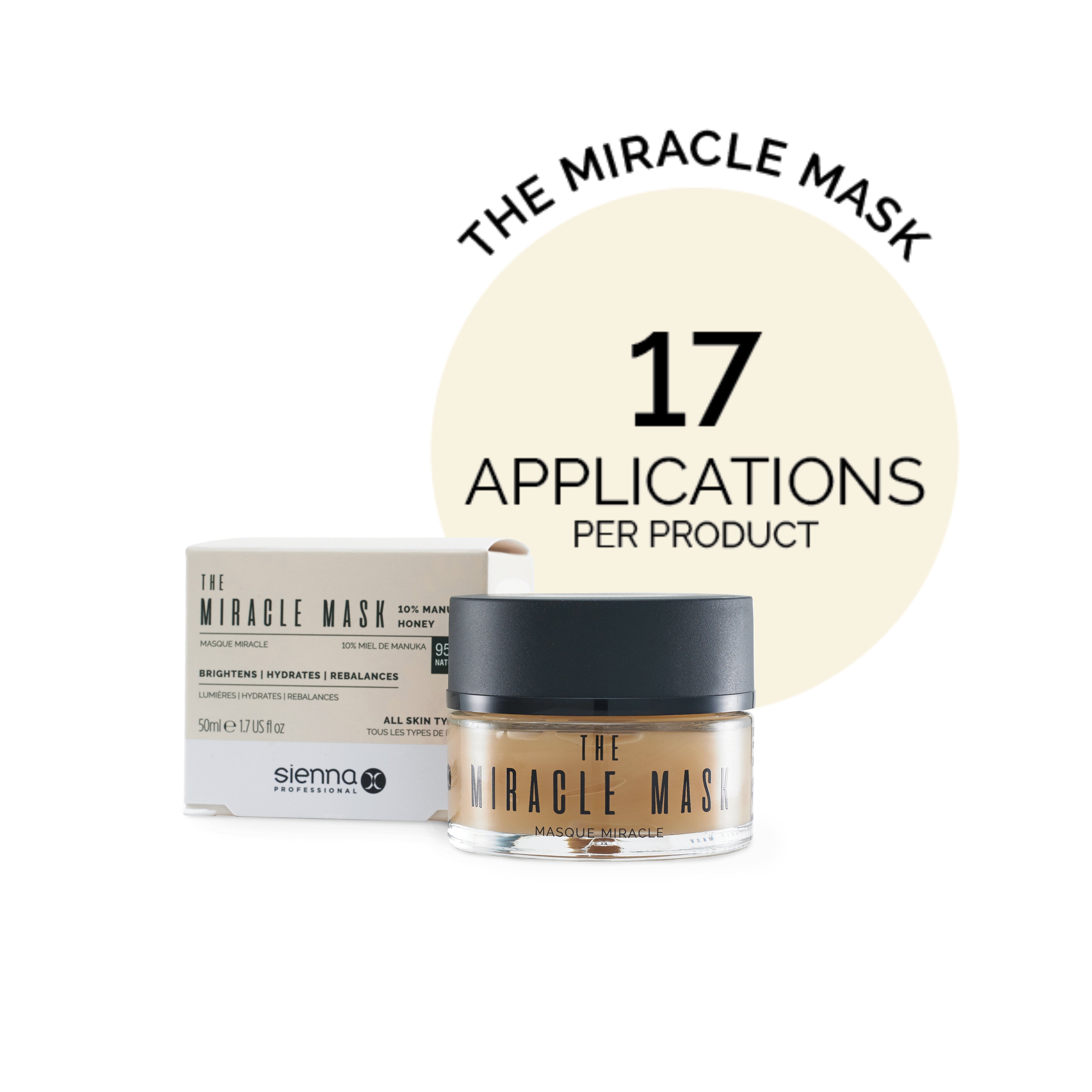 The Miracle Mask by Sienna X - 17 Applications Per Product