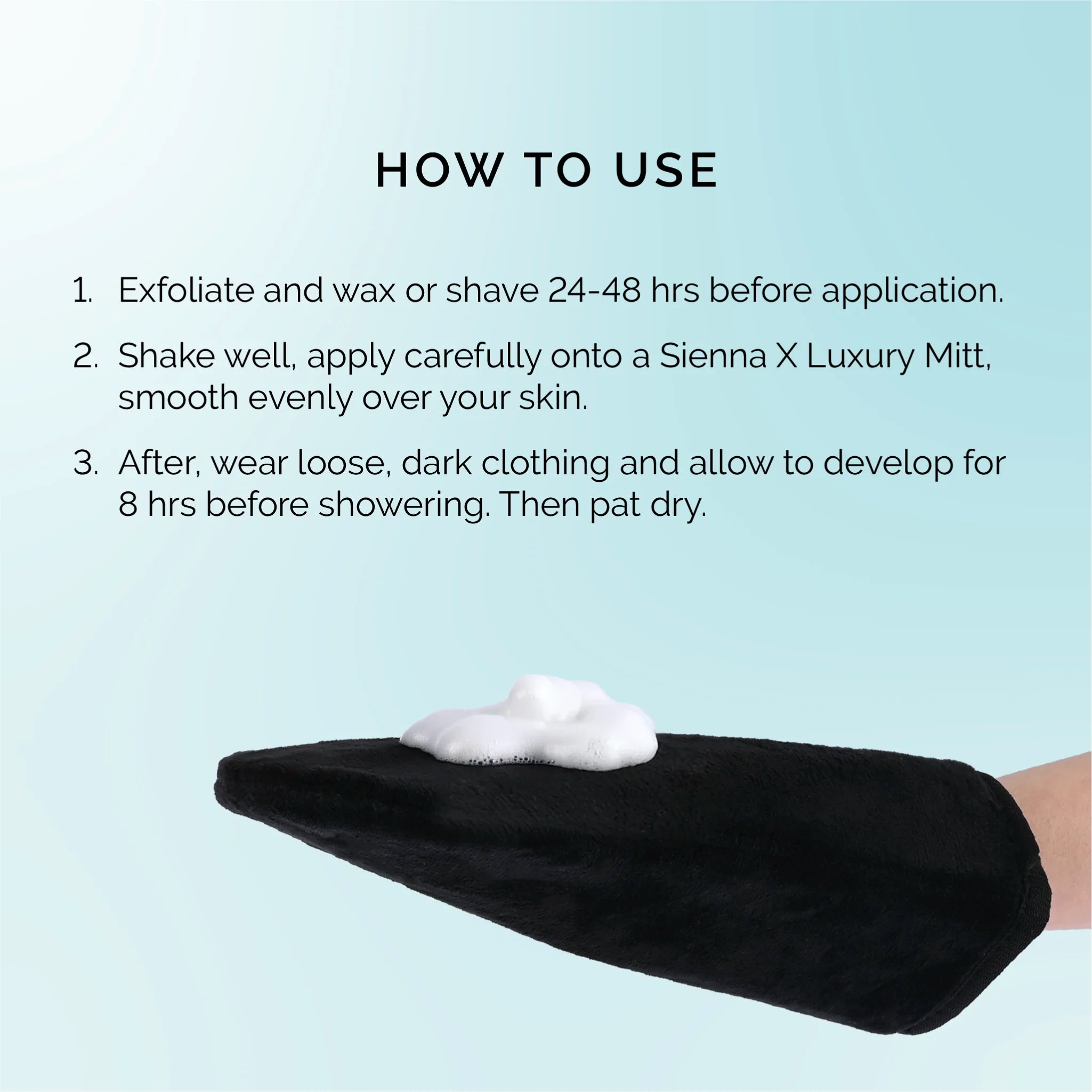 Sienna X Express Self Tan Clear Water Mousse | How To Use