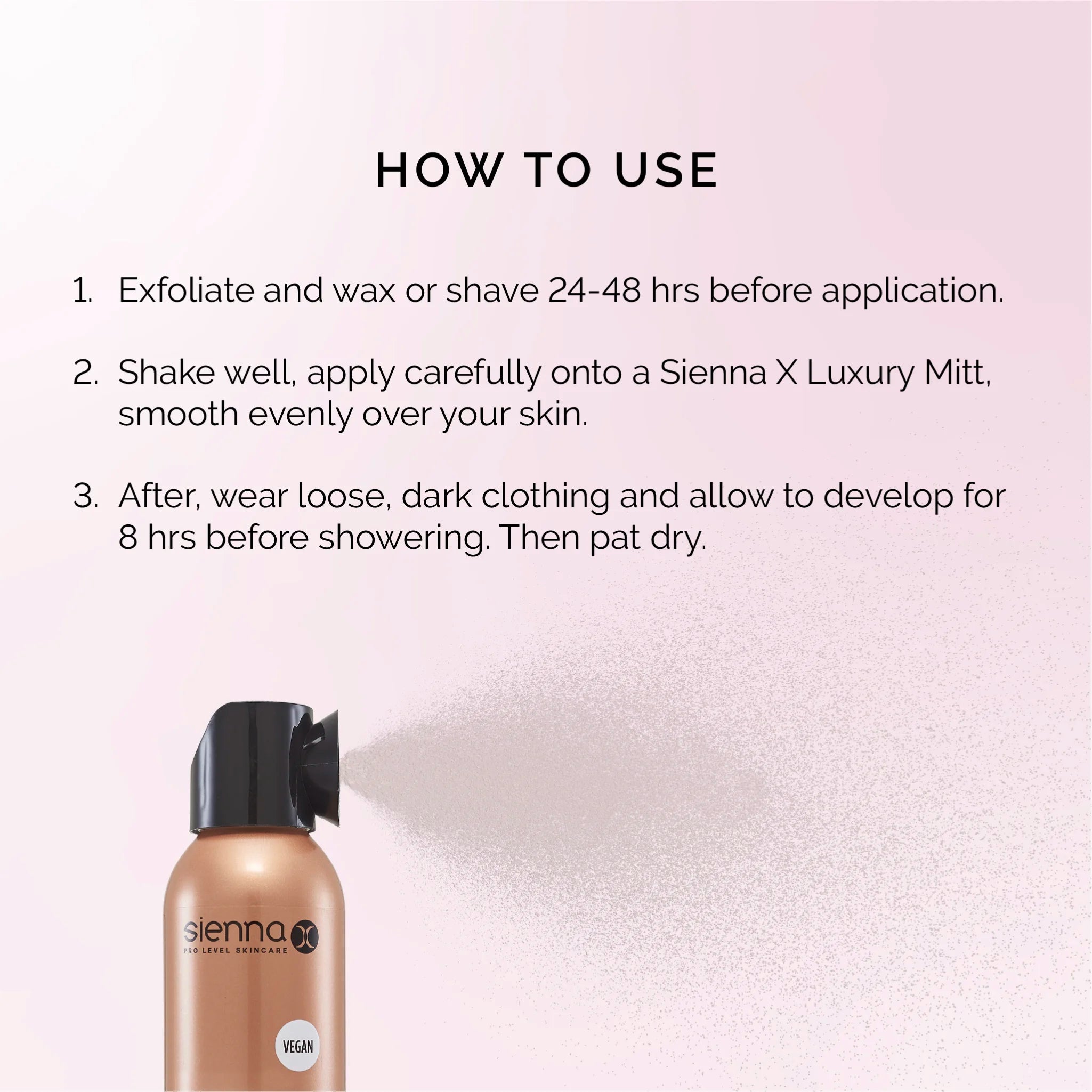 How To Use | Sienna X Self Tan Q10 Mist