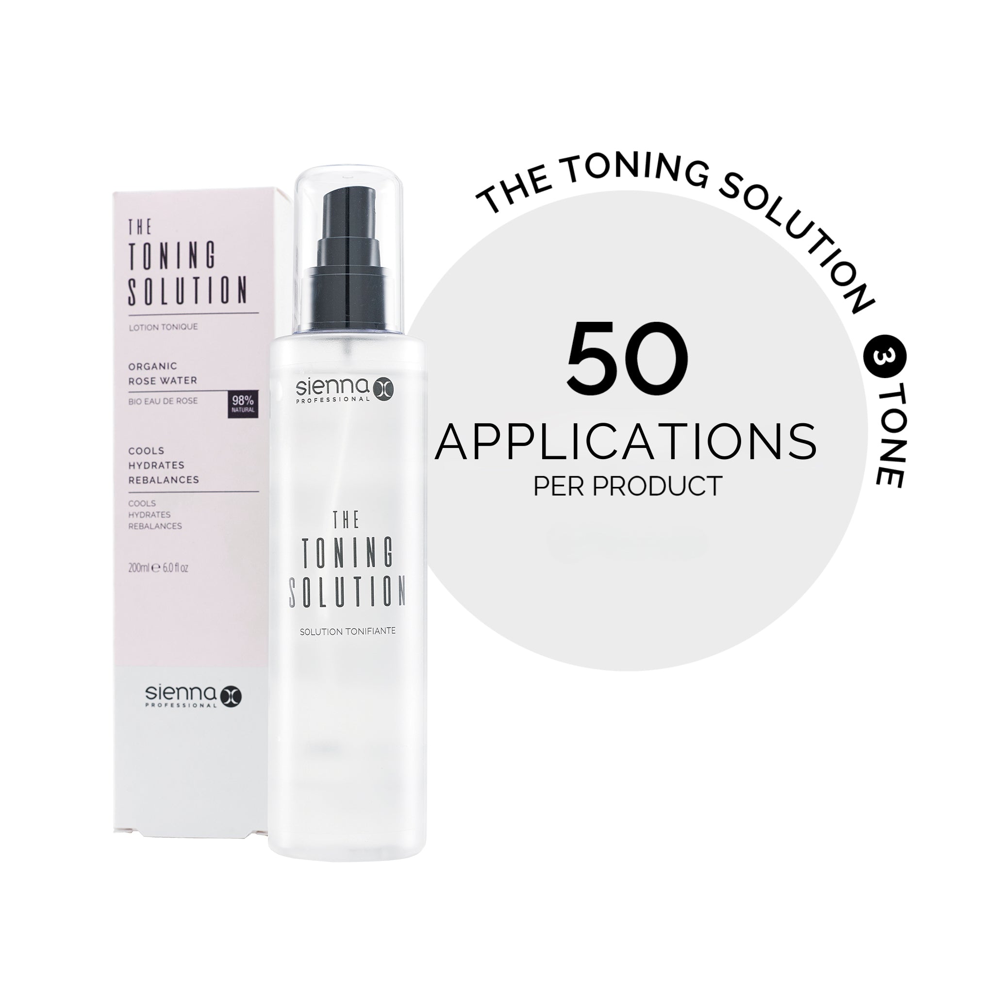 The Toning Solution by Sienna X - 50 Applications Per Product