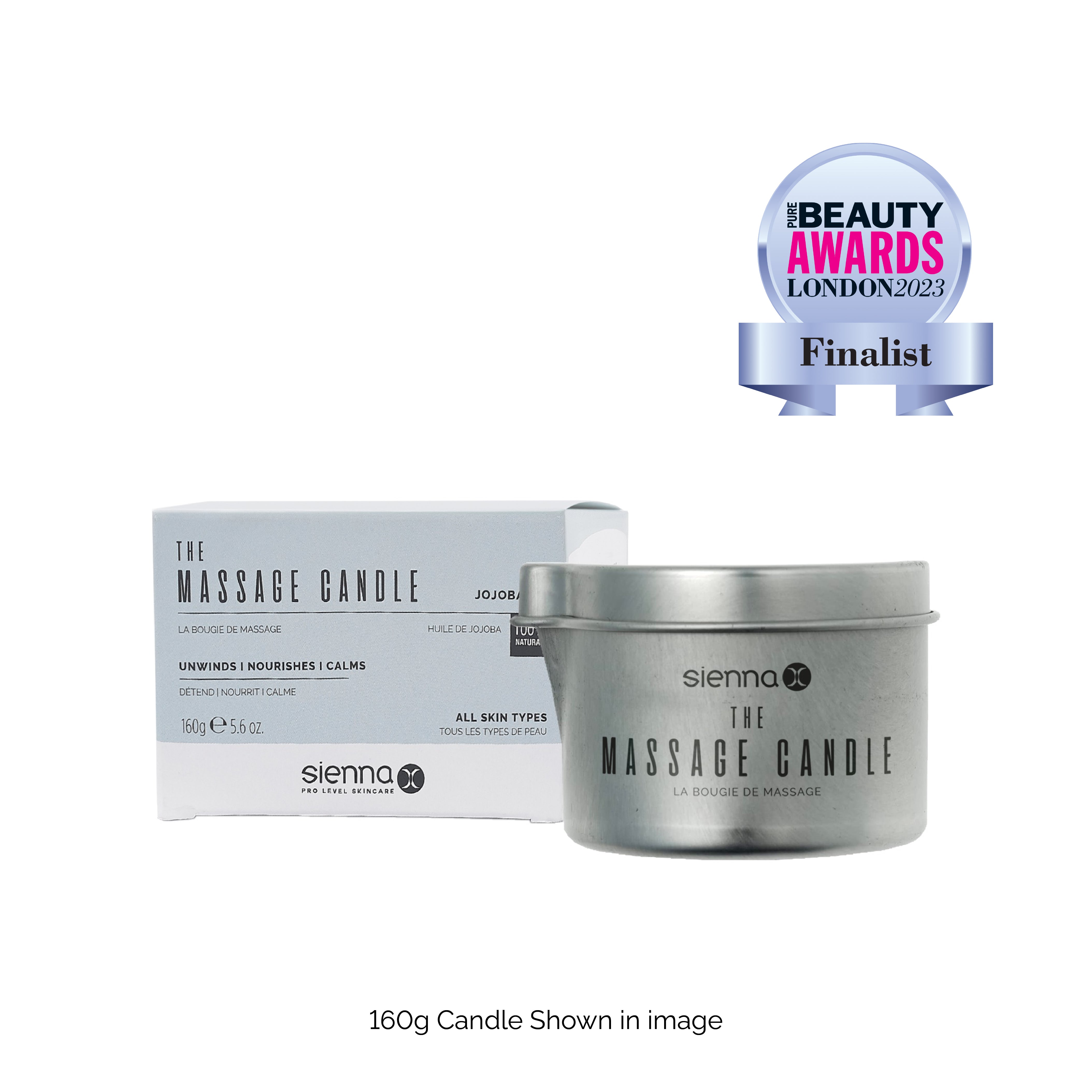 The Massage Candle (160g) - Pure Beauty Awards London 2023 - Finalist