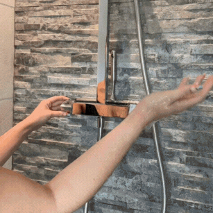 Moisturise, Exfoliate and Cleanse Sienna X products being used in a GIF