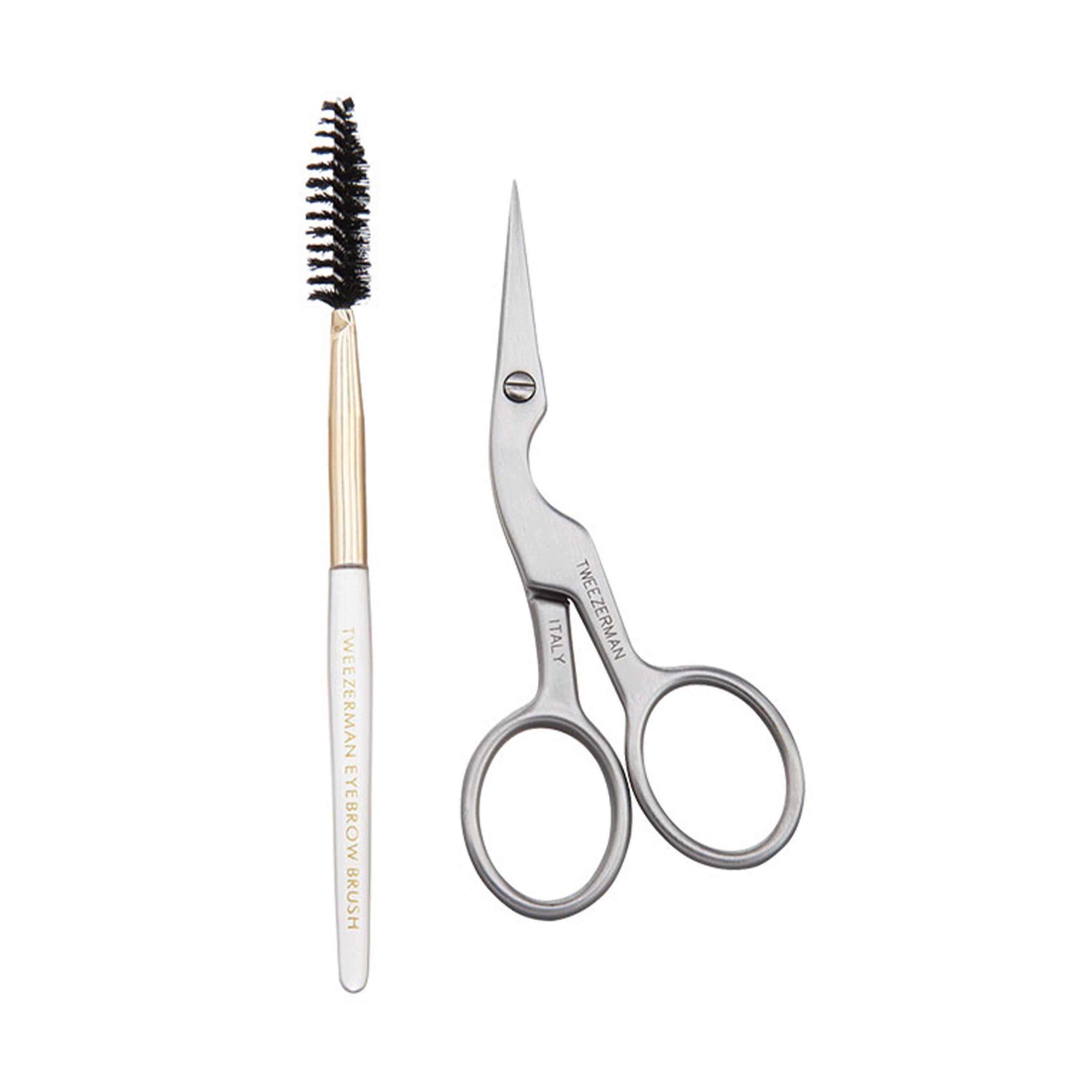 Tweezerman Eyebrow Shaping Scissors & Brush by Sienna X