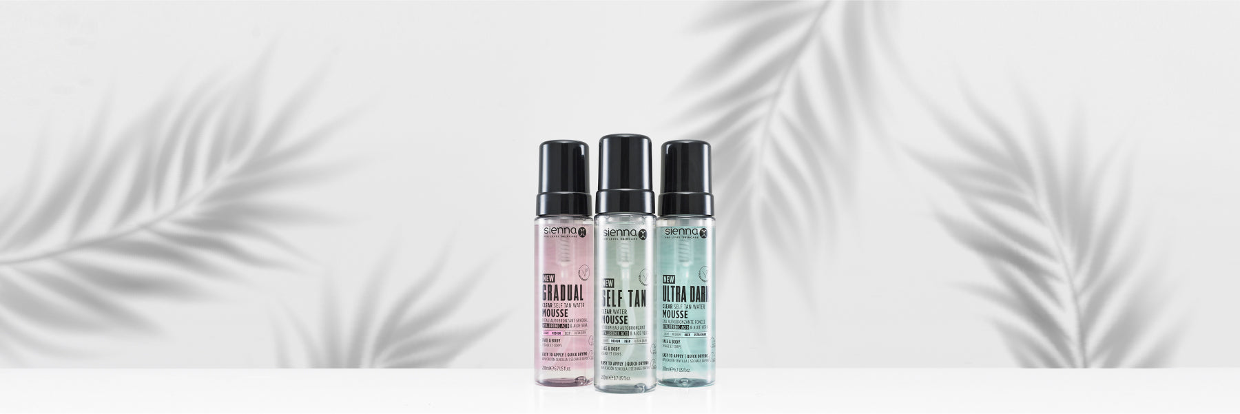 Introducing the Clear Self Tan Water Mousse range by Sienna X