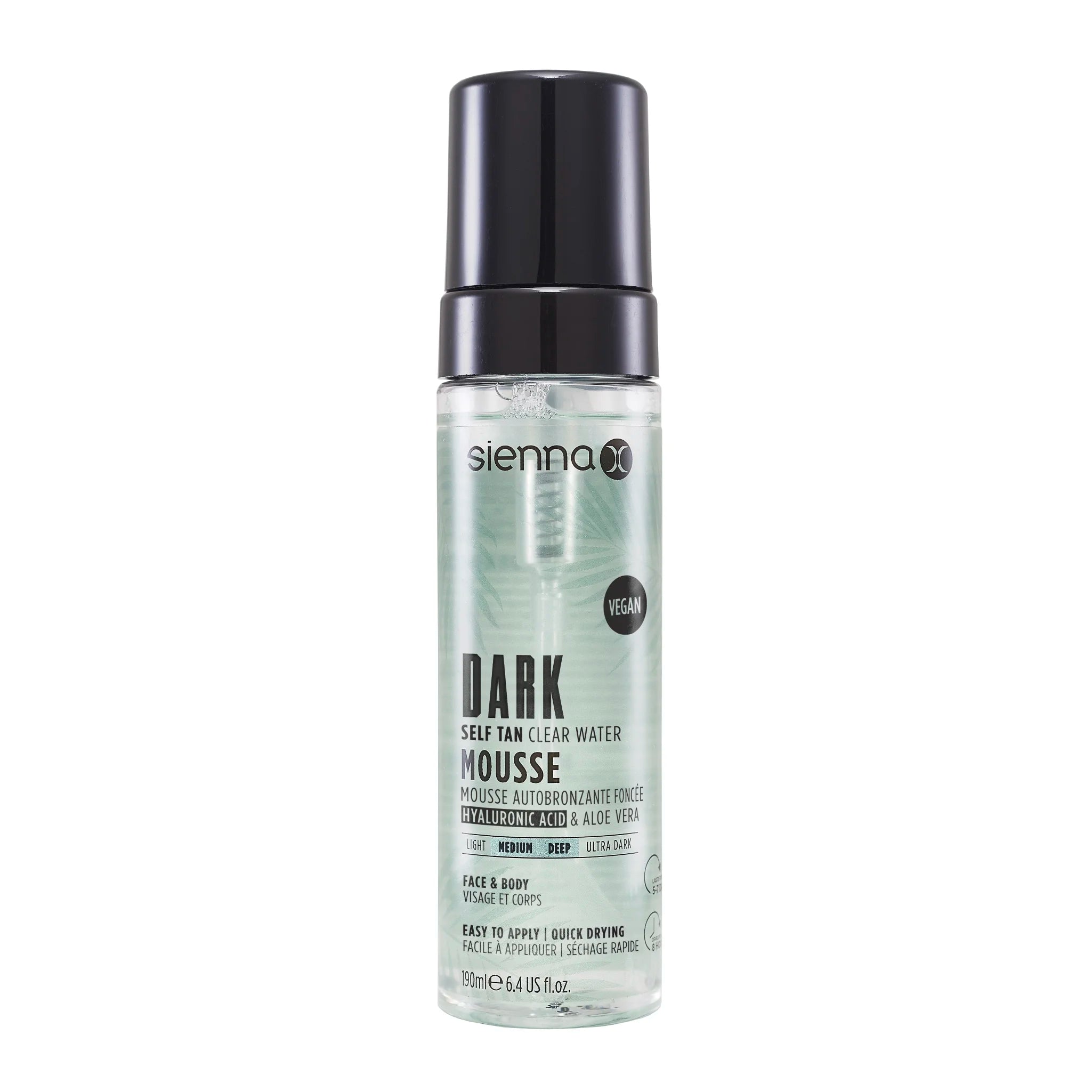 Dark Self Tan Clear Water Mousse
