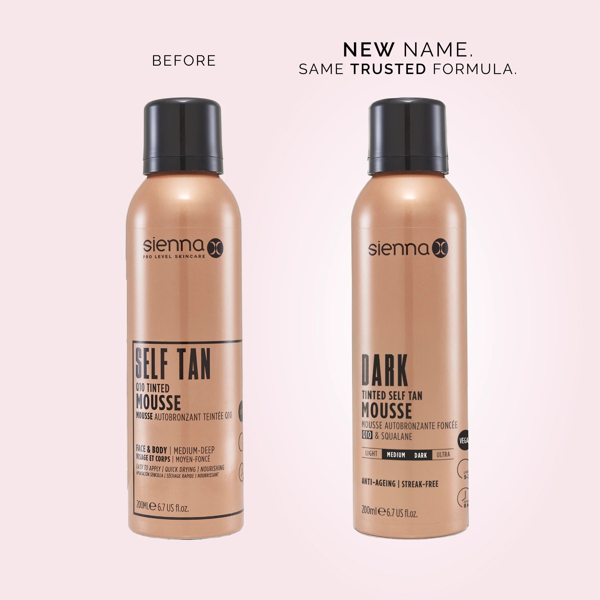 Dark Tinted Self Tan Mousse