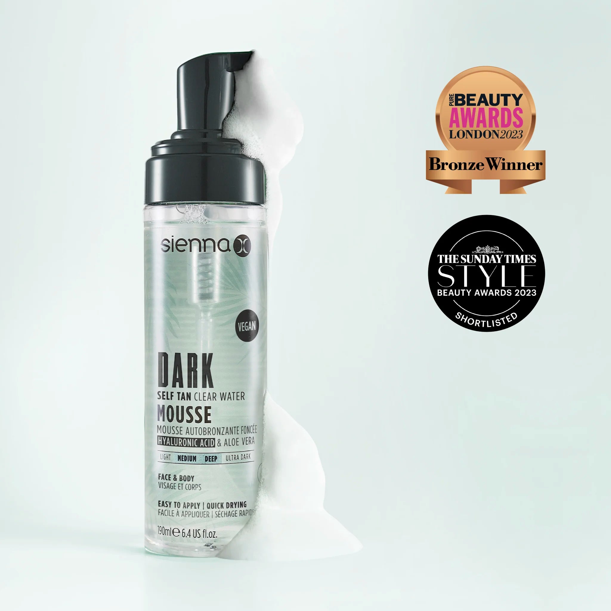 Award-Winning Sienna X Dark Clear Tan