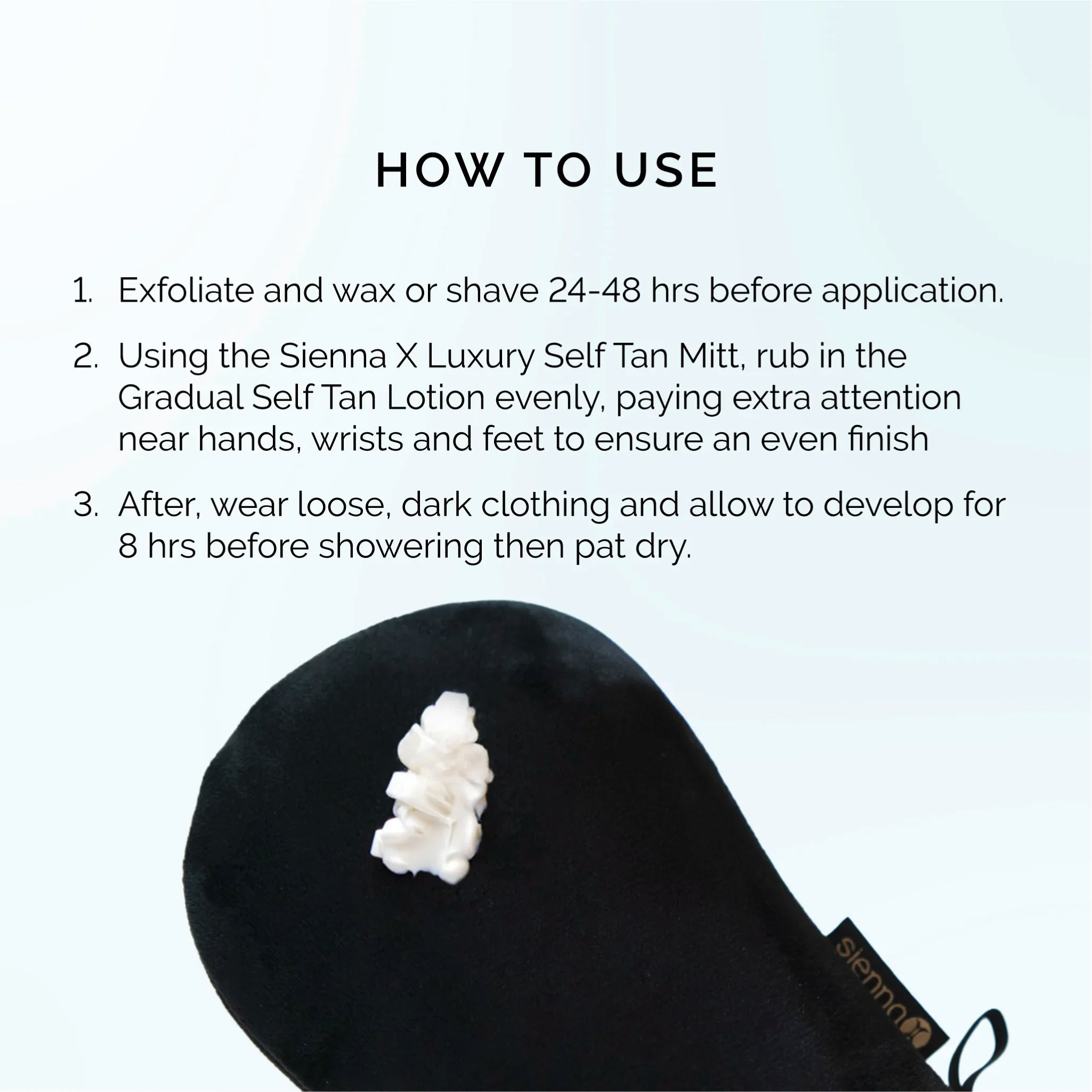 How To Use the Sienna X Gradual Self Tan Untinted Lotion