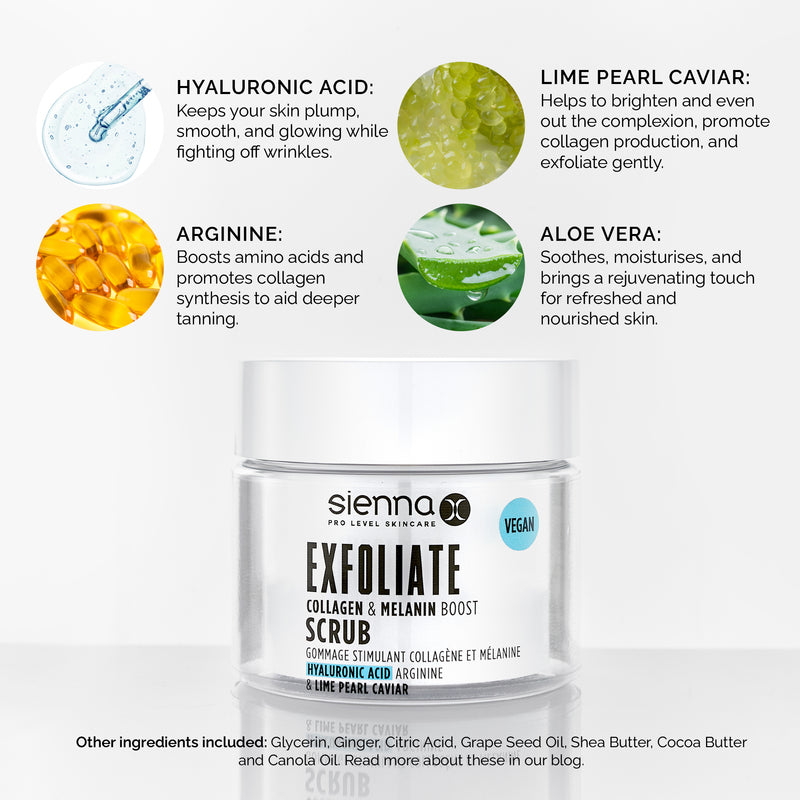 Exfoliate Collagen & Melanin Boosting Scrub