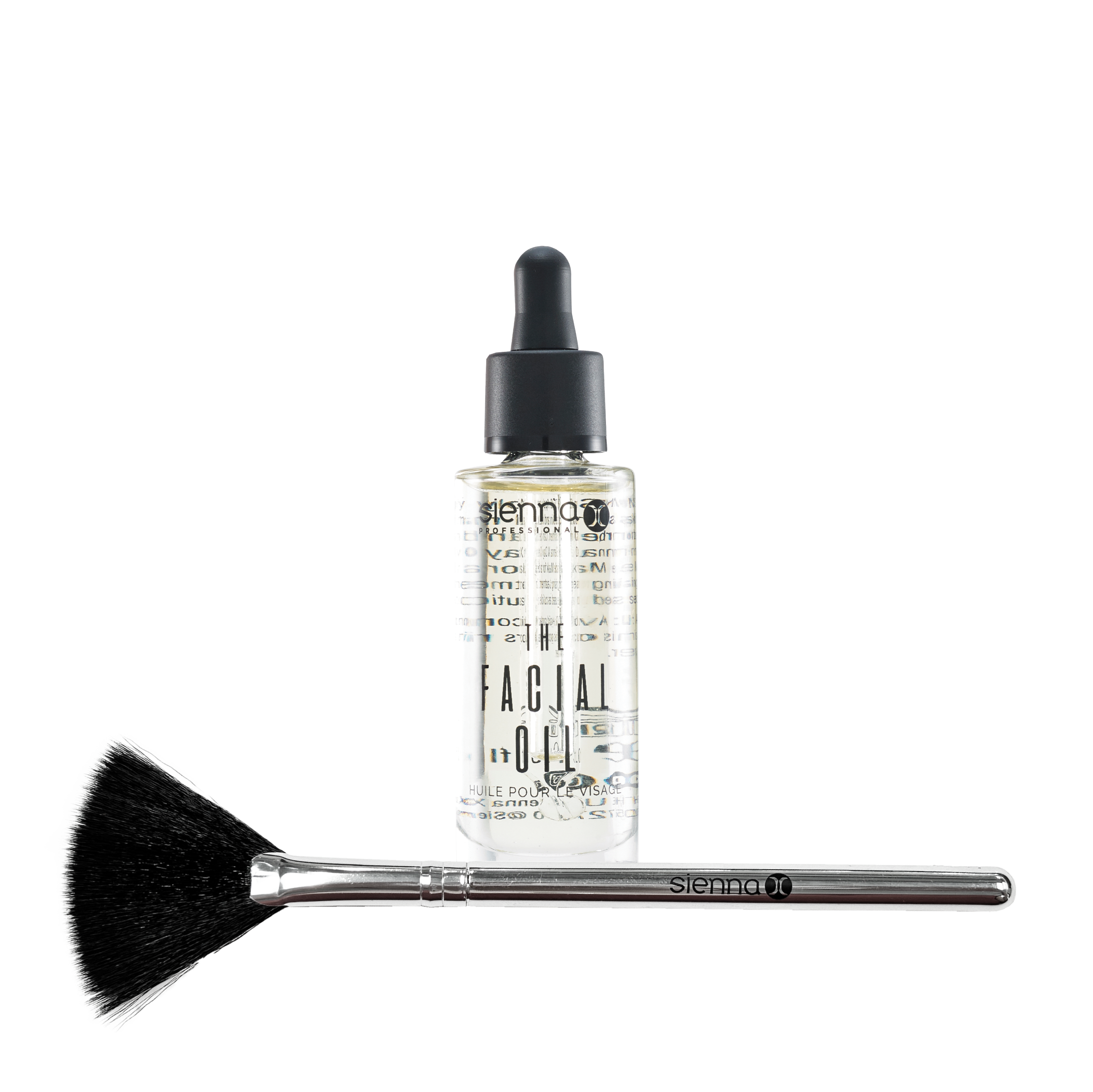 The Facial Oil + Fan Brush